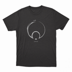 MAcy Gray Line Brush Stroke Logo Printed Tee shirt 
