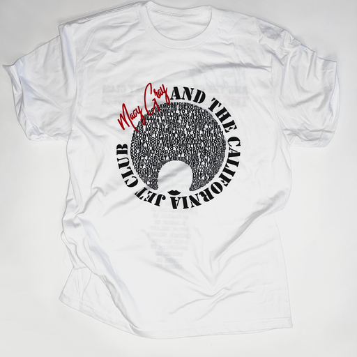 Songs in Afro Macy Gray Logo Tee Shirt with Europe Summer 2022 Tour Dates on Back | Official Tour Merch